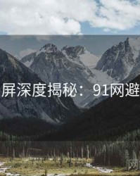 全网刷屏深度揭秘：91网避坑指南