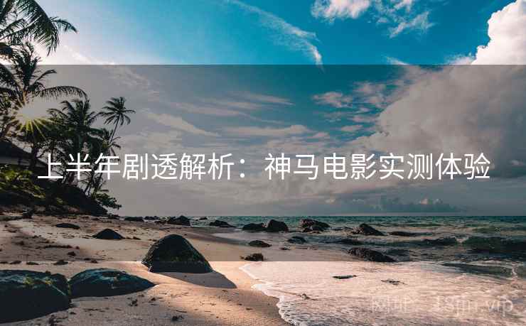 上半年剧透解析：神马电影实测体验
