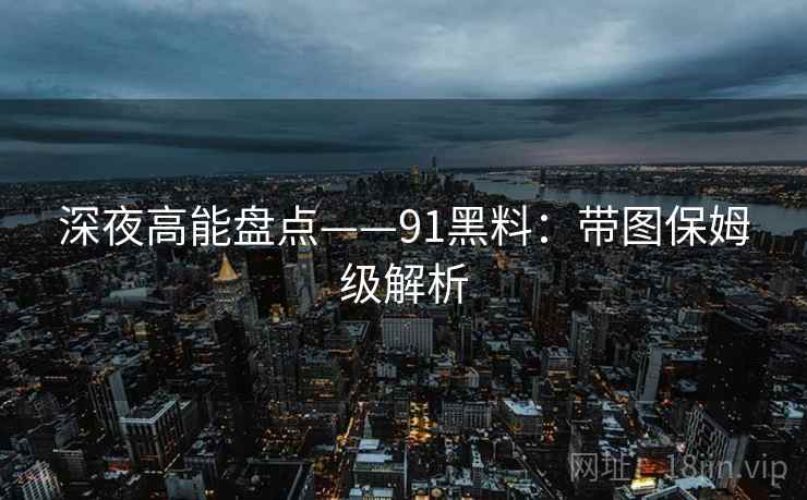 深夜高能盘点——91黑料：带图保姆级解析